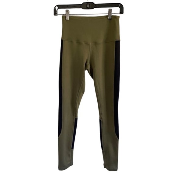Feed Me Fight Me Army Green Leggings - Picture 1 of 6
